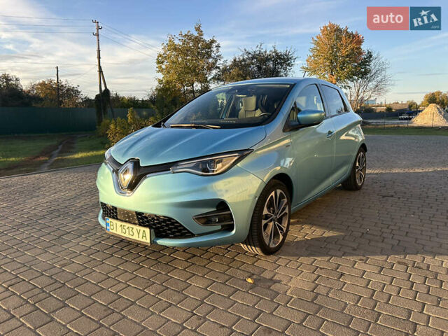 Синий Рено Зое, объемом двигателя 0 л и пробегом 59 тыс. км за 13900 $, фото 1 на Automoto.ua