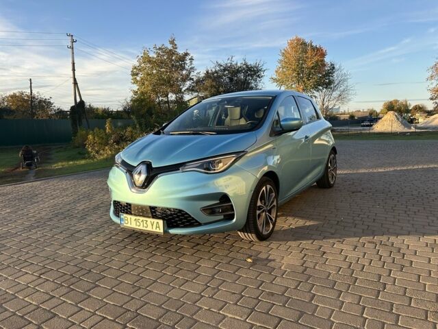 Синий Рено Зое, объемом двигателя 0 л и пробегом 60 тыс. км за 13800 $, фото 1 на Automoto.ua