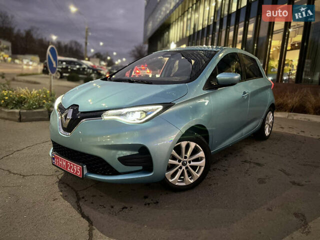 Синій Рено Зое, об'ємом двигуна 0 л та пробігом 90 тис. км за 12900 $, фото 1 на Automoto.ua