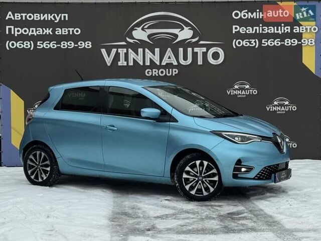 Синій Рено Зое, об'ємом двигуна 0 л та пробігом 86 тис. км за 13800 $, фото 1 на Automoto.ua