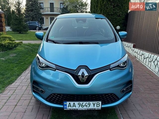 Синий Рено Зое, объемом двигателя 0 л и пробегом 87 тыс. км за 12300 $, фото 1 на Automoto.ua