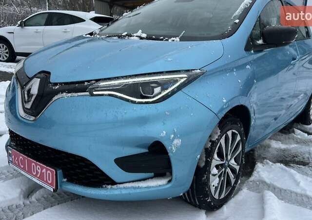 Синій Рено Зое, об'ємом двигуна 0 л та пробігом 57 тис. км за 12300 $, фото 1 на Automoto.ua