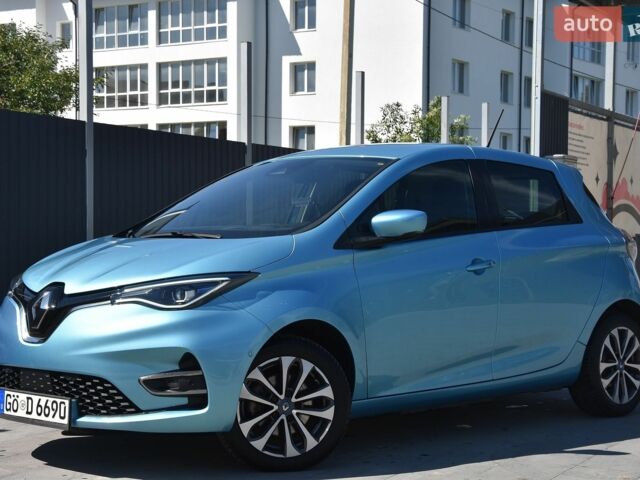Синий Рено Зое, объемом двигателя 0 л и пробегом 58 тыс. км за 13750 $, фото 1 на Automoto.ua