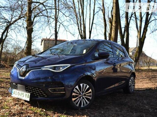 Синій Рено Зое, об'ємом двигуна 0 л та пробігом 43 тис. км за 21000 $, фото 1 на Automoto.ua