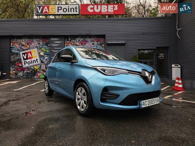 Синій Рено Зое, об'ємом двигуна 0 л та пробігом 58 тис. км за 13000 $, фото 1 на Automoto.ua