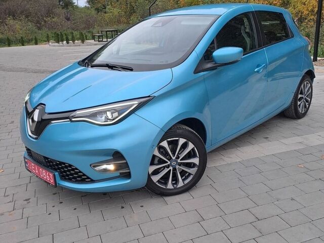 Синий Рено Зое, объемом двигателя 0 л и пробегом 61 тыс. км за 14500 $, фото 1 на Automoto.ua