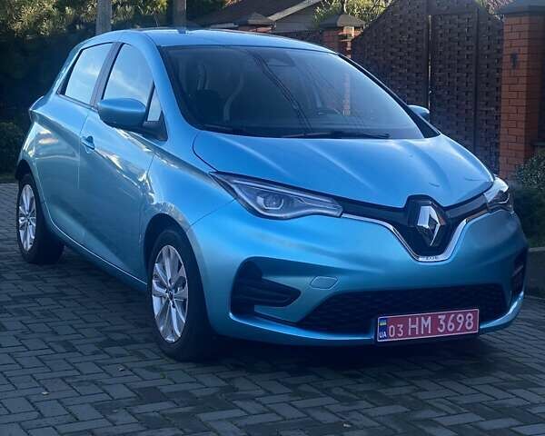 Синий Рено Зое, объемом двигателя 0 л и пробегом 43 тыс. км за 13800 $, фото 1 на Automoto.ua