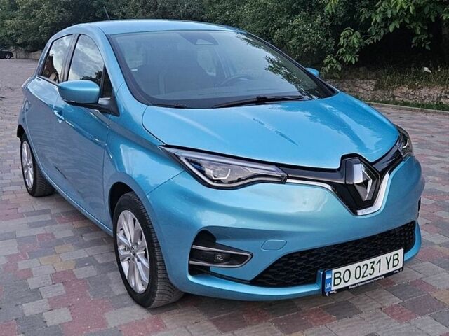 Синий Рено Зое, объемом двигателя 0 л и пробегом 49 тыс. км за 14450 $, фото 1 на Automoto.ua