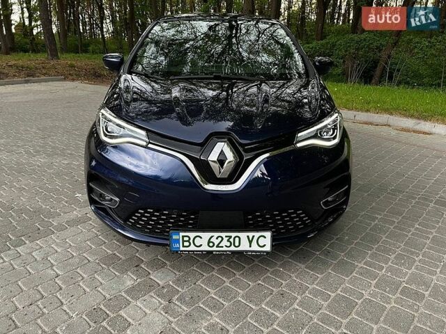 Синий Рено Зое, объемом двигателя 0 л и пробегом 53 тыс. км за 14700 $, фото 1 на Automoto.ua