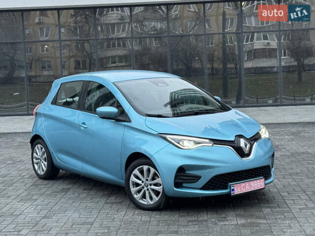 Синий Рено Зое, объемом двигателя 0 л и пробегом 33 тыс. км за 12700 $, фото 1 на Automoto.ua