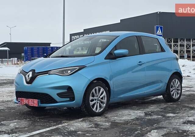 Синій Рено Зое, об'ємом двигуна 0 л та пробігом 54 тис. км за 13500 $, фото 1 на Automoto.ua