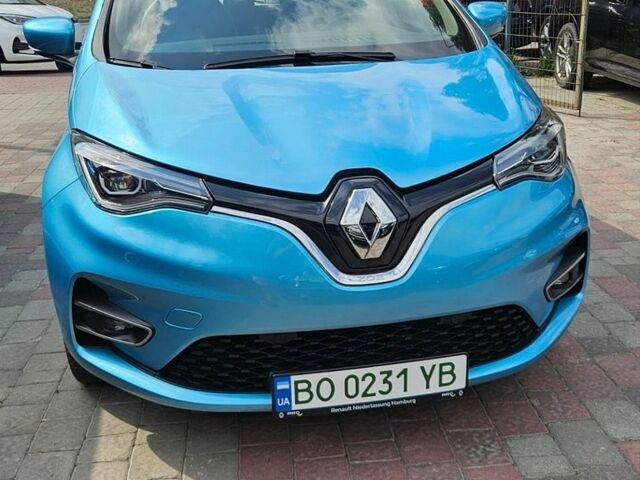 Синій Рено Зое, об'ємом двигуна 0 л та пробігом 49 тис. км за 14500 $, фото 1 на Automoto.ua