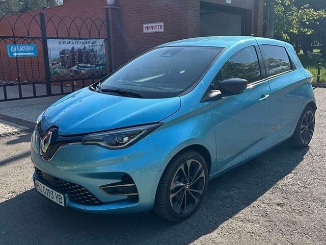 Синий Рено Зое, объемом двигателя 0 л и пробегом 48 тыс. км за 14950 $, фото 1 на Automoto.ua