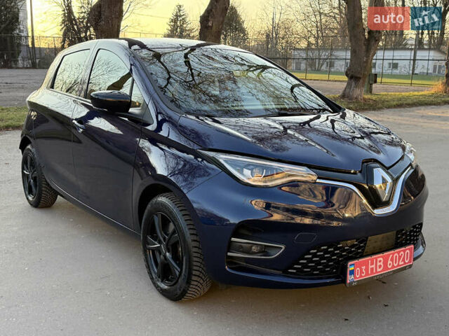 Синий Рено Зое, объемом двигателя 0 л и пробегом 39 тыс. км за 14350 $, фото 1 на Automoto.ua