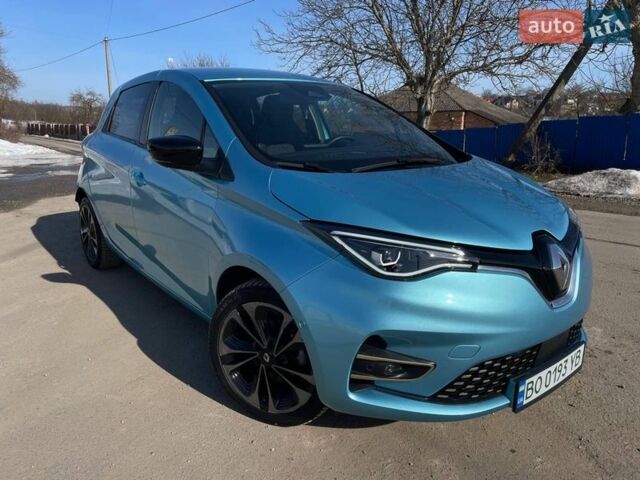 Синий Рено Зое, объемом двигателя 0 л и пробегом 45 тыс. км за 13700 $, фото 1 на Automoto.ua