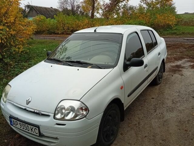 Белый Рено Clio Symbol, объемом двигателя 1.4 л и пробегом 410 тыс. км за 1501 $, фото 1 на Automoto.ua