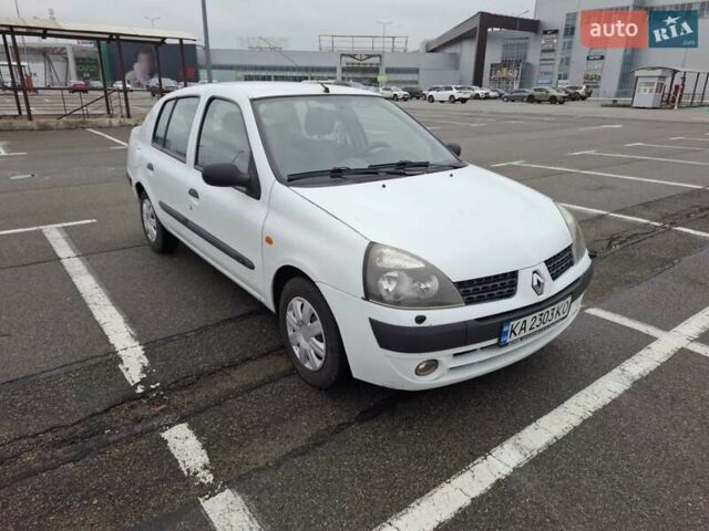 Белый Рено Clio Symbol, объемом двигателя 1.39 л и пробегом 250 тыс. км за 3100 $, фото 1 на Automoto.ua