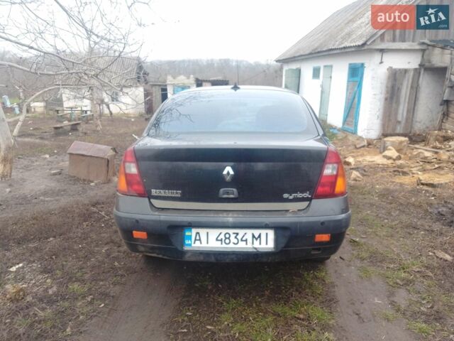 Черный Рено Clio Symbol, объемом двигателя 1.39 л и пробегом 294 тыс. км за 2800 $, фото 1 на Automoto.ua