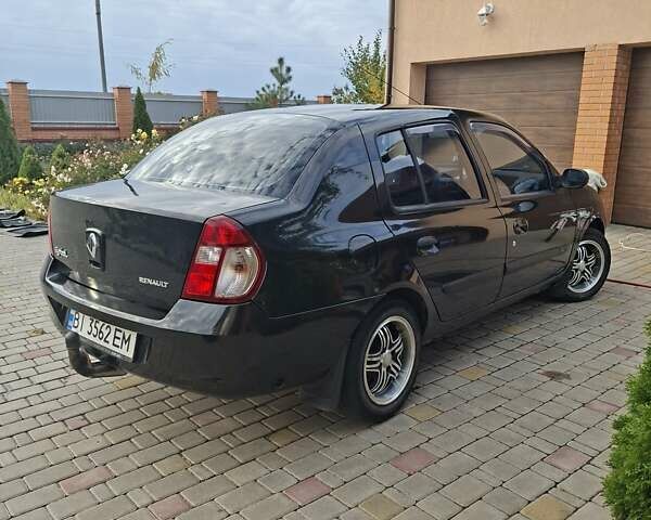 Рено Clio Symbol 2007 в Полтаве на Automoto.ua Черный Рено Clio Symbol, объемом двигателя 1.39 л и пробегом 218 тыс. км за 3500 $, фото 1 на Automoto.ua