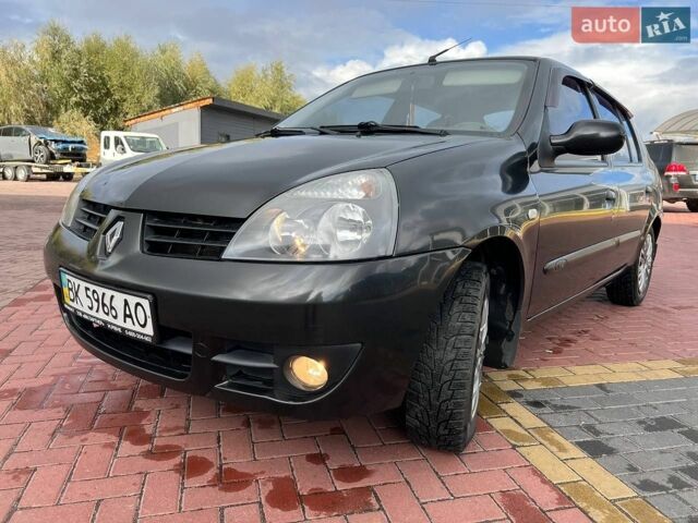 Черный Рено Clio Symbol, объемом двигателя 1.39 л и пробегом 159 тыс. км за 3900 $, фото 1 на Automoto.ua