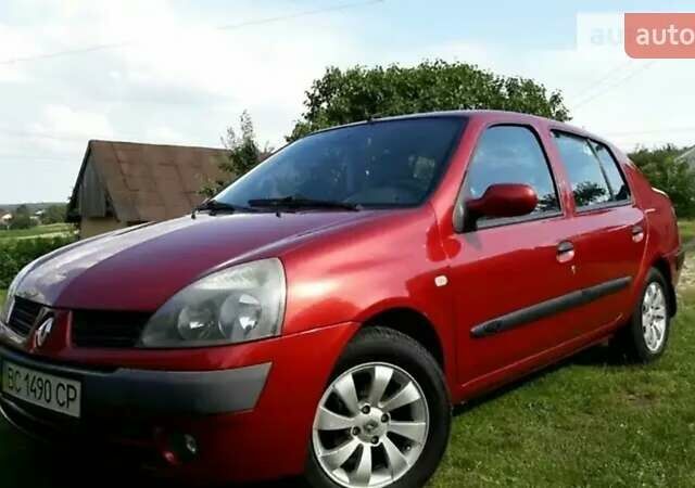 Красный Рено Clio Symbol, объемом двигателя 1.4 л и пробегом 178 тыс. км за 2650 $, фото 1 на Automoto.ua