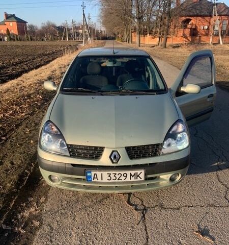 Серый Рено Clio Symbol, объемом двигателя 1.4 л и пробегом 279 тыс. км за 2900 $, фото 1 на Automoto.ua