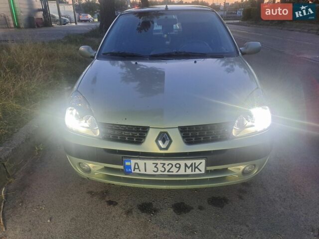 Серый Рено Clio Symbol, объемом двигателя 1.4 л и пробегом 332 тыс. км за 3300 $, фото 1 на Automoto.ua