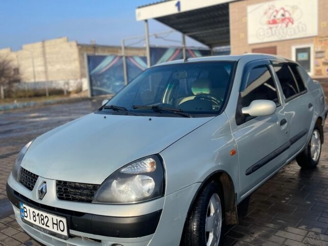 Серый Рено Clio Symbol, объемом двигателя 1.39 л и пробегом 215 тыс. км за 3400 $, фото 1 на Automoto.ua