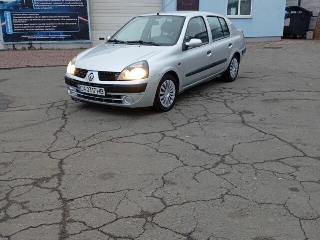 Серый Рено Clio Symbol, объемом двигателя 1.4 л и пробегом 220 тыс. км за 3700 $, фото 1 на Automoto.ua