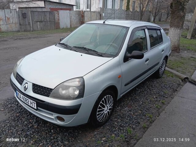 Серый Рено Clio Symbol, объемом двигателя 1.4 л и пробегом 260 тыс. км за 3000 $, фото 1 на Automoto.ua