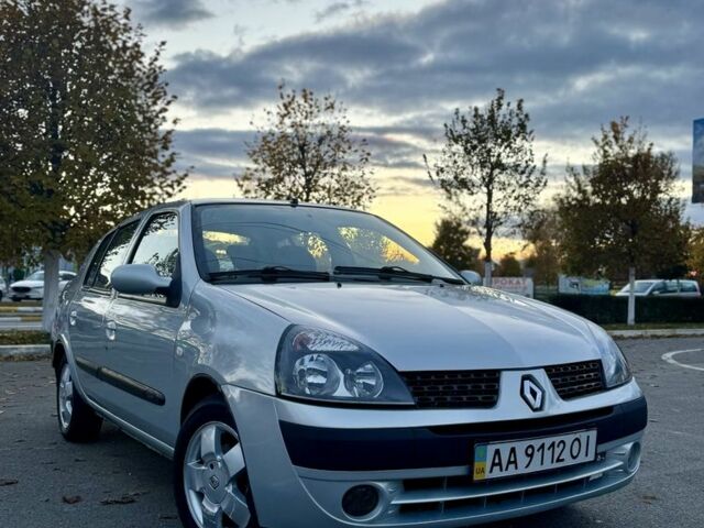 Серый Рено Clio Symbol, объемом двигателя 1.4 л и пробегом 175 тыс. км за 3950 $, фото 1 на Automoto.ua