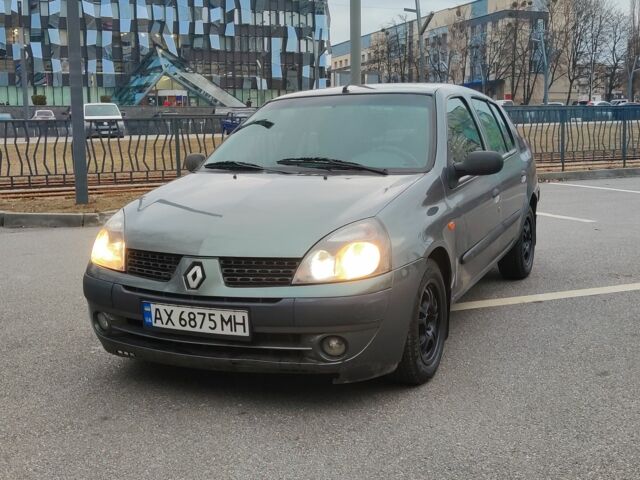 Серый Рено Clio Symbol, объемом двигателя 1.4 л и пробегом 200 тыс. км за 3250 $, фото 1 на Automoto.ua