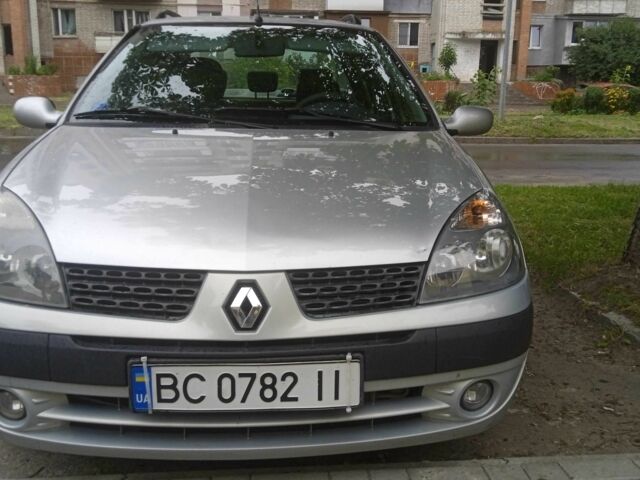 Серый Рено Clio Symbol, объемом двигателя 1.4 л и пробегом 222 тыс. км за 2600 $, фото 1 на Automoto.ua