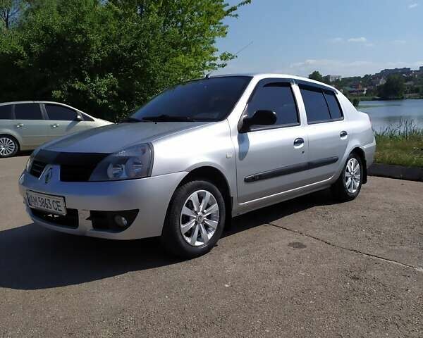 Серый Рено Clio Symbol, объемом двигателя 1.4 л и пробегом 125 тыс. км за 4000 $, фото 1 на Automoto.ua