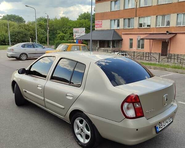 Серый Рено Clio Symbol, объемом двигателя 1.4 л и пробегом 202 тыс. км за 4350 $, фото 1 на Automoto.ua