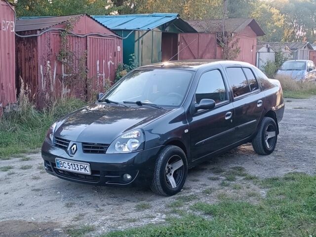 Серый Рено Clio Symbol, объемом двигателя 1.4 л и пробегом 355 тыс. км за 3512 $, фото 1 на Automoto.ua