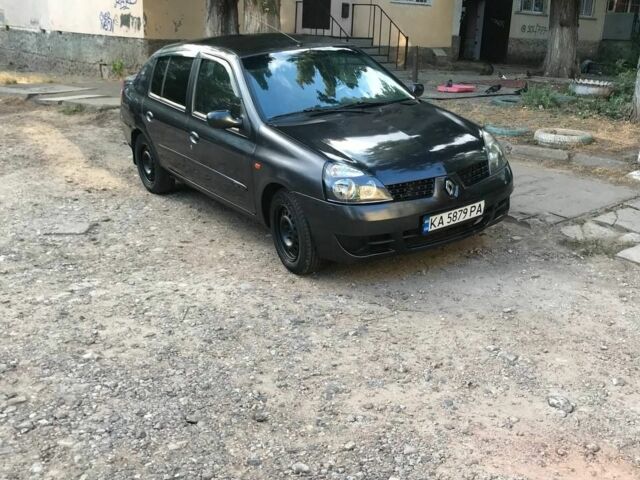 Серый Рено Clio Symbol, объемом двигателя 1.4 л и пробегом 220 тыс. км за 2796 $, фото 1 на Automoto.ua