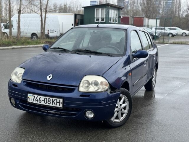 Синий Рено Clio Symbol, объемом двигателя 1.4 л и пробегом 86 тыс. км за 1450 $, фото 1 на Automoto.ua