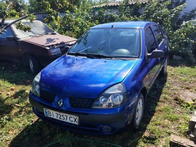 Синий Рено Clio Symbol, объемом двигателя 0 л и пробегом 230 тыс. км за 2002 $, фото 1 на Automoto.ua