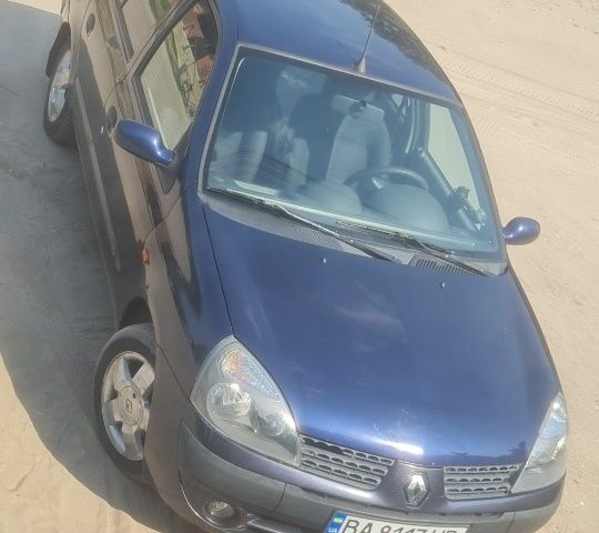 Синий Рено Clio Symbol, объемом двигателя 1.4 л и пробегом 187 тыс. км за 3078 $, фото 1 на Automoto.ua