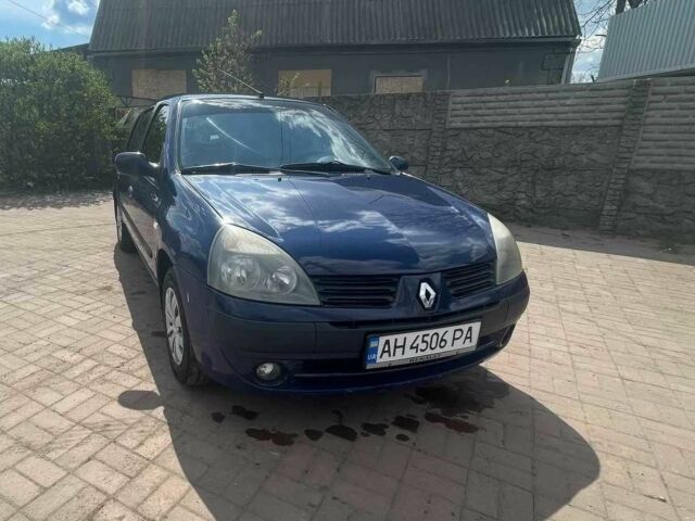 Синий Рено Clio Symbol, объемом двигателя 1.4 л и пробегом 259 тыс. км за 4400 $, фото 1 на Automoto.ua