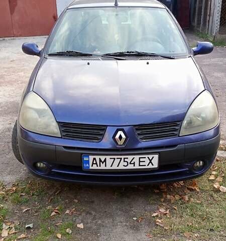 Синий Рено Clio Symbol, объемом двигателя 1.39 л и пробегом 399 тыс. км за 2500 $, фото 1 на Automoto.ua