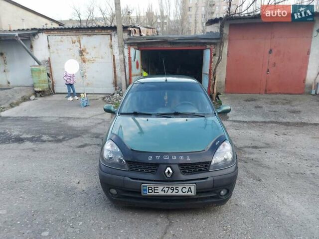 Зеленый Рено Clio Symbol, объемом двигателя 1.4 л и пробегом 190 тыс. км за 3200 $, фото 1 на Automoto.ua