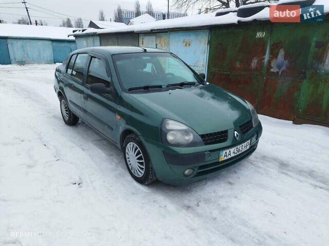 Зеленый Рено Clio Symbol, объемом двигателя 1.39 л и пробегом 165 тыс. км за 2650 $, фото 1 на Automoto.ua