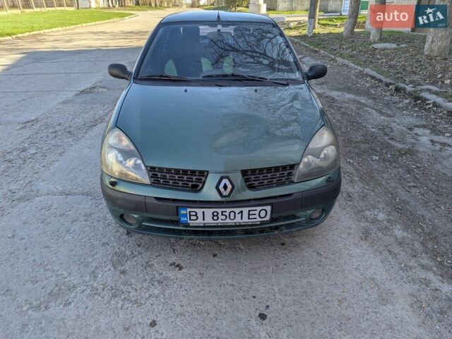 Зеленый Рено Clio Symbol, объемом двигателя 1.39 л и пробегом 289 тыс. км за 2300 $, фото 1 на Automoto.ua
