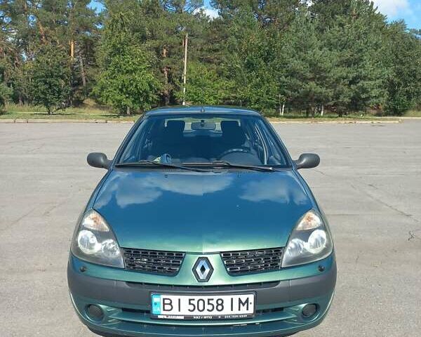Зеленый Рено Clio Symbol, объемом двигателя 1.4 л и пробегом 240 тыс. км за 2500 $, фото 1 на Automoto.ua
