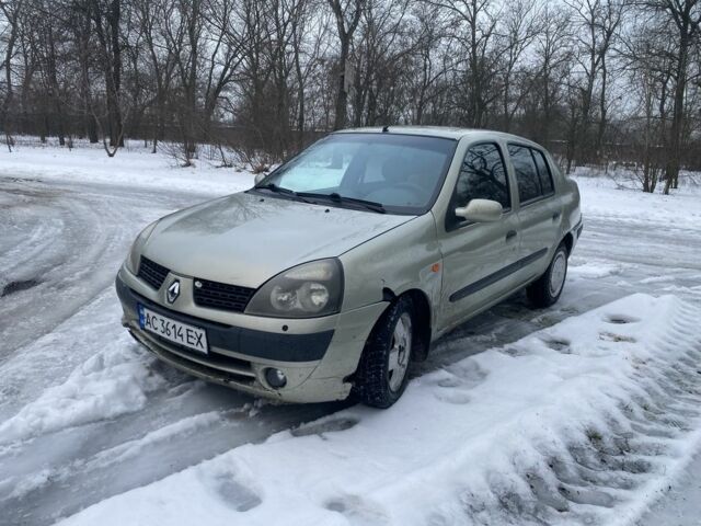 Зеленый Рено Clio Symbol, объемом двигателя 1.4 л и пробегом 200 тыс. км за 1600 $, фото 1 на Automoto.ua