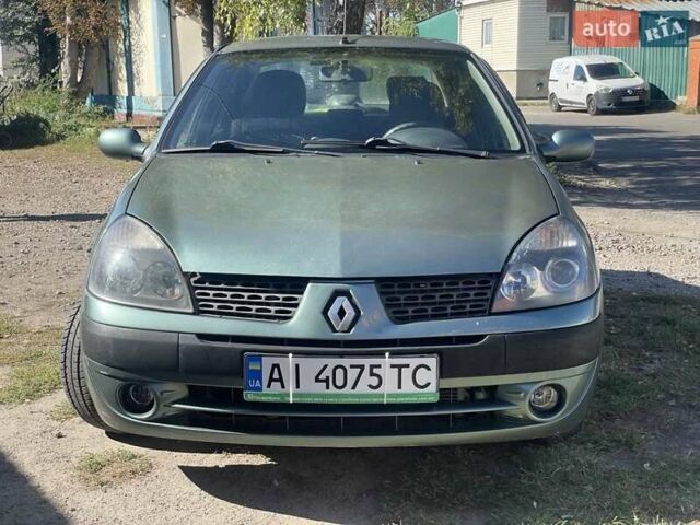 Зеленый Рено Clio Symbol, объемом двигателя 1.4 л и пробегом 195 тыс. км за 3499 $, фото 1 на Automoto.ua