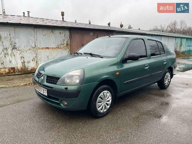 Зеленый Рено Clio Symbol, объемом двигателя 1.4 л и пробегом 159 тыс. км за 2999 $, фото 1 на Automoto.ua