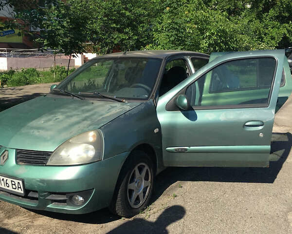 Зелений Рено Clio Symbol, об'ємом двигуна 1.4 л та пробігом 215 тис. км за 2800 $, фото 1 на Automoto.ua